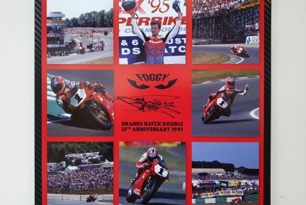 Signed Brands Hatch 1995 metallic print