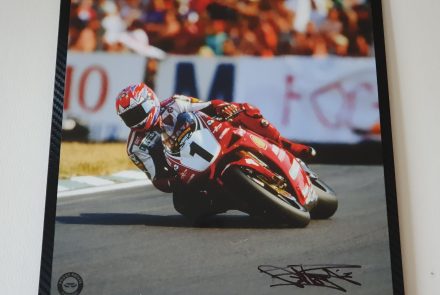 Signed high gloss metallic print